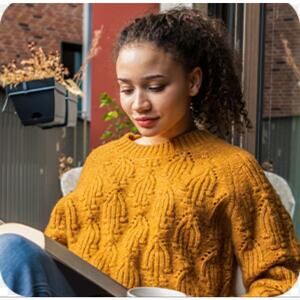 Zara Knit Mustard Crew Neck Sweater Women’s Size S